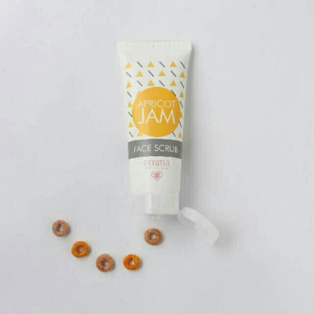 ☃Cutezz_Ching1☃Emina Apricot Jam Face Scrub 60ml - Scrub Wajah