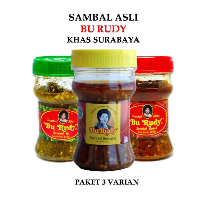 

Promo Terbatas - Sambal Bu Rudy Paket 3 Varian