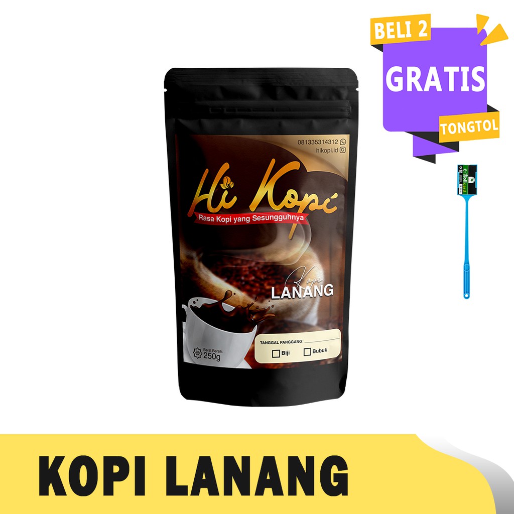 

HI KOPI LANANG (POUCH/250GR)