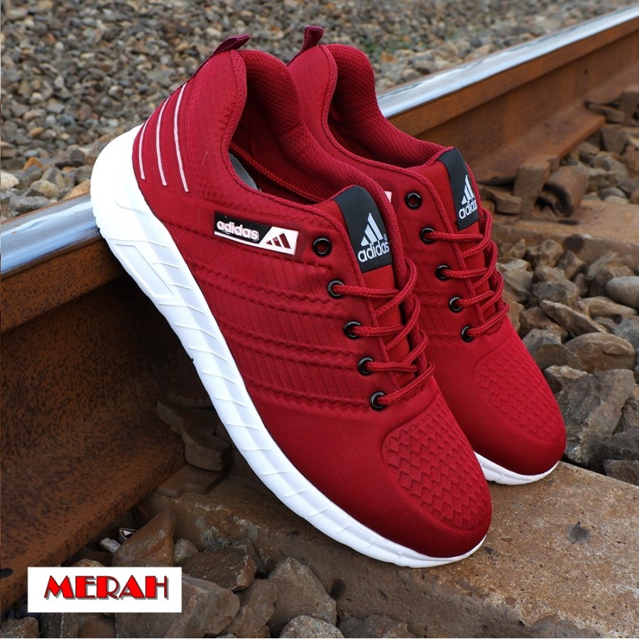 Sepatu Adidas Line Embos Pria Terbaru! Sport Olahraga Running Cowok dan cewek buat jogging dan olahraga bisa cod!!