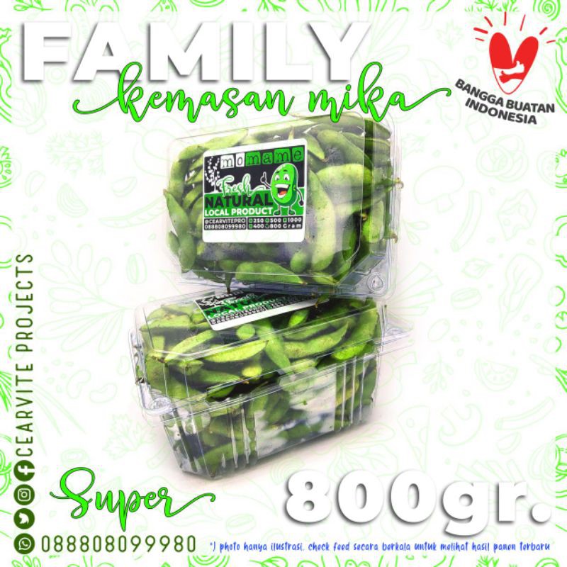 

Edamame Fresh Super Kemasan Mika 800gram