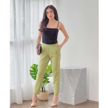 CELANA WANITA BAMBOO SCUBA PANTS MELAR