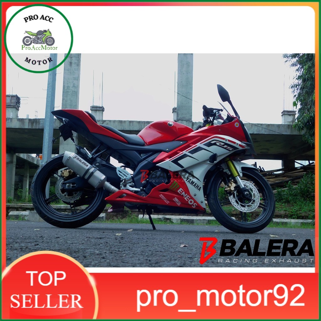 KNALPOT RACING R15 V2 - BALERA GRASS