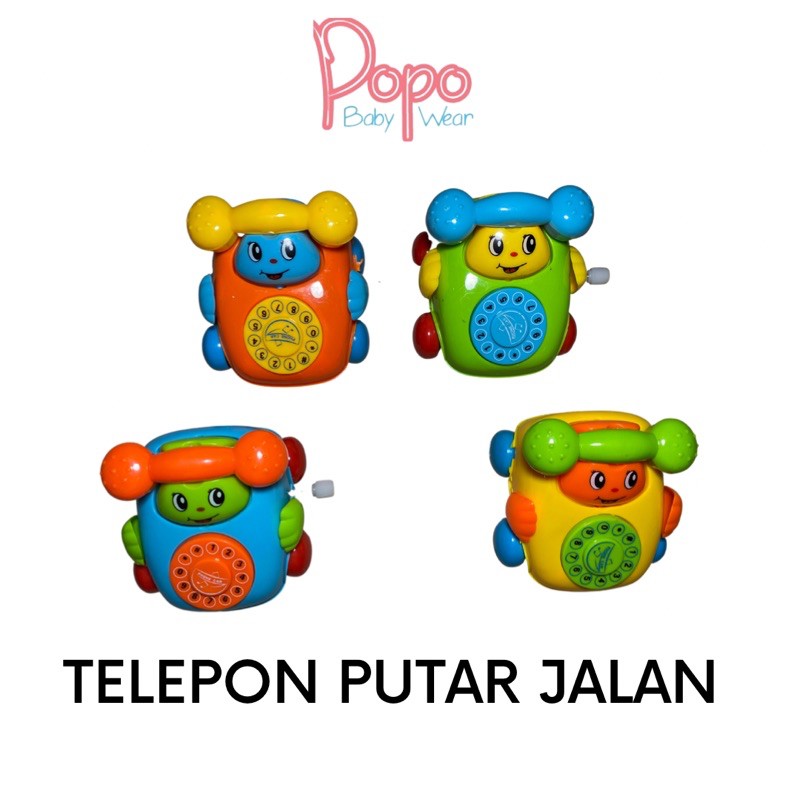 Mainan Telepon Putar Jalan (SNI)