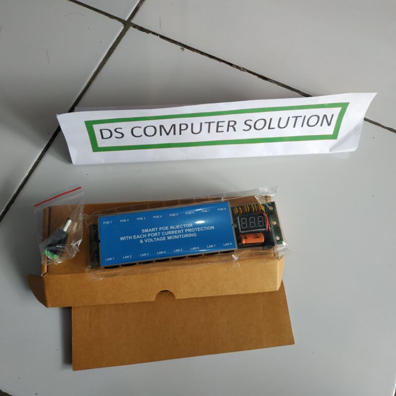 Jual Smart POE Injector 8 Port Digital | Shopee Indonesia