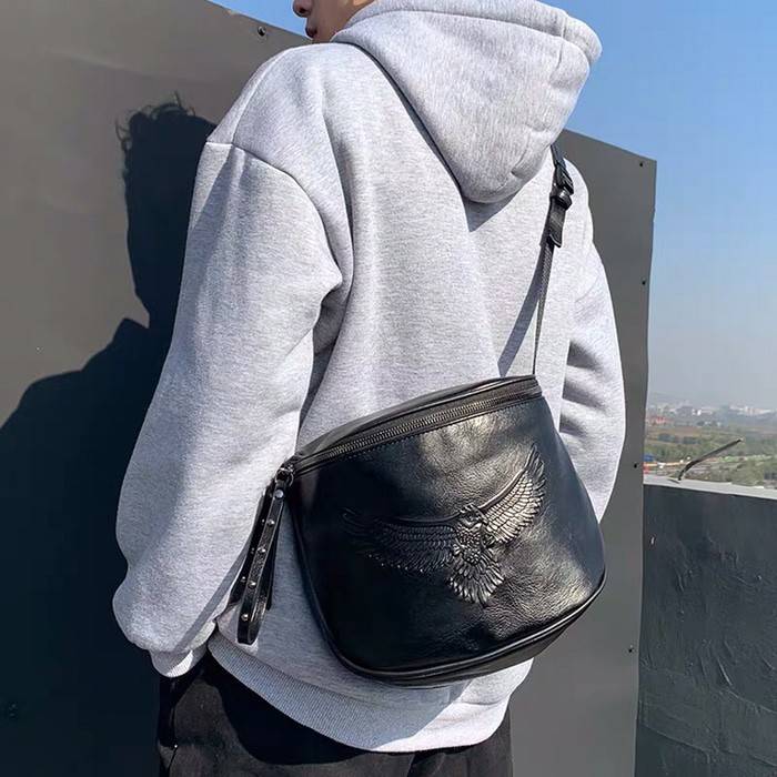 Tas Selempang Kulit Tas Pria Slingbag import EAGLE