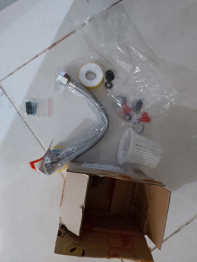 Fleksibel Anyam 30 Cm Stainless Aug- Selang Air 30cm Flexible Murah Wastafel Closet Panas Dingin