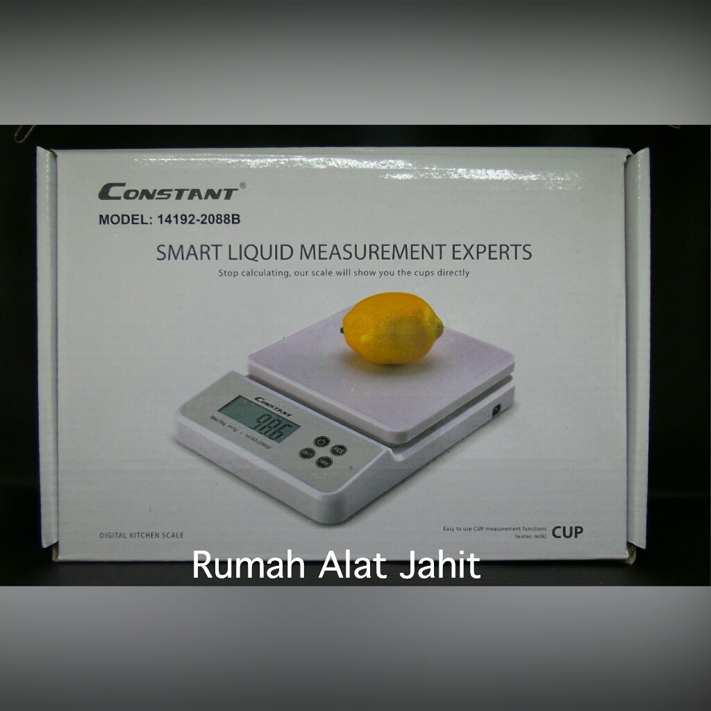 Timbangan Digital Dapur Merek Constant 2088 (smart liquid measurement)