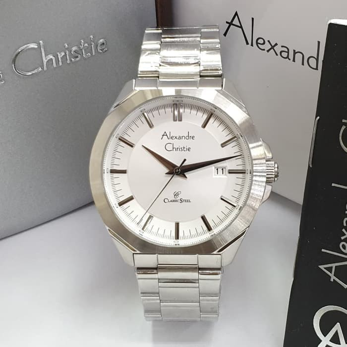 ORIGINAL Jam Tangan Pria Alexandre Christie AC 8596 / AC8596 Garansi 1 Tahun