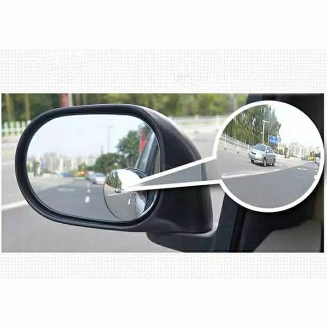 SPION MOBIL MOTOR TAMBAHAN KACA MINI CEMBUNG WIDE ANGLE 360 BLIND SPOT MIRROR |5008