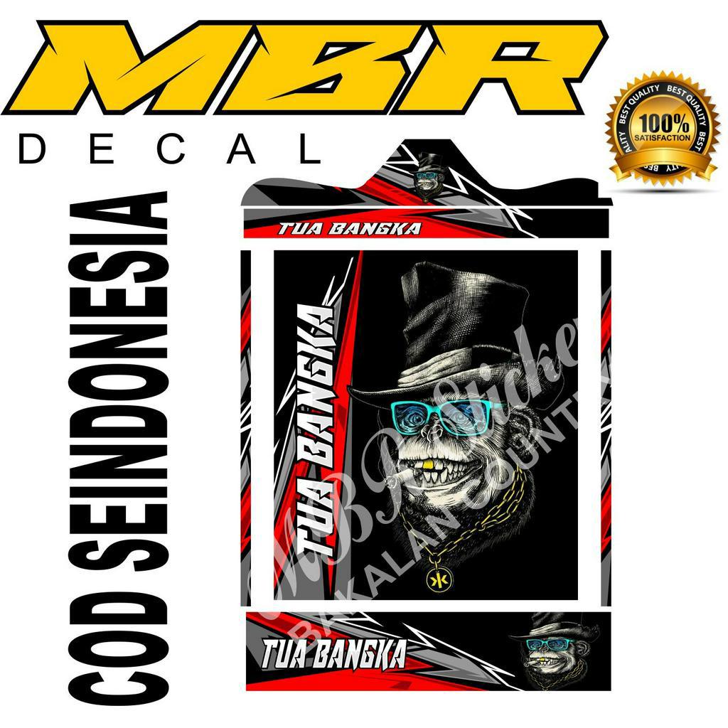stiker decal sangkar/stiker keren untuk sangkar kotak koper kosan