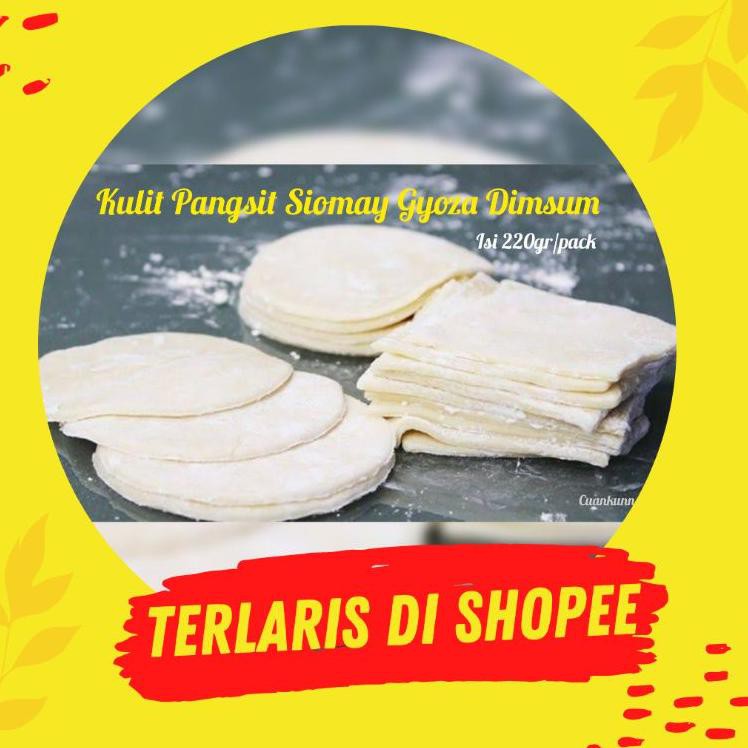 Harga Murah.. Kulit Pangsit Dimsum Gyoza Siomay Swekiaw Tipis Rebus Murah E00