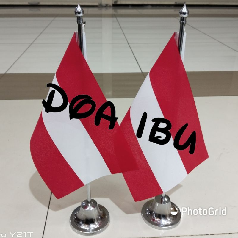 

best seller tiang stenlis meja+bendera AUSTRIA ready stock