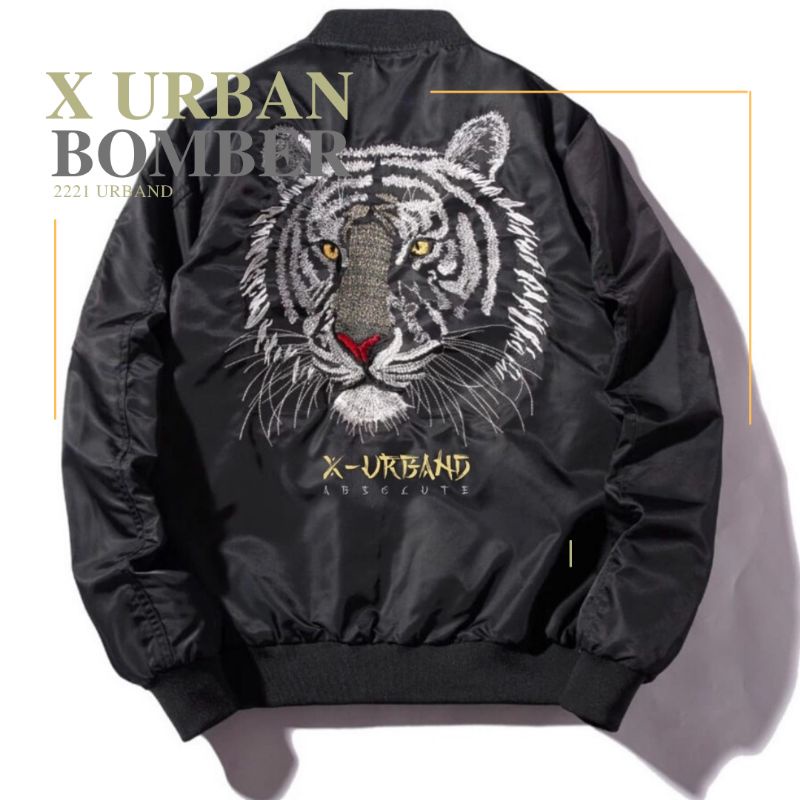 Jaket Bomber Pria Tora / Jaket Bomber Macan Jaket Bomber Murah Original