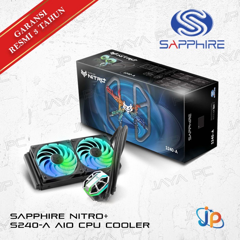 Sapphire Nitro+ S240-A ARGB - AIO CPU Cooler Fan
