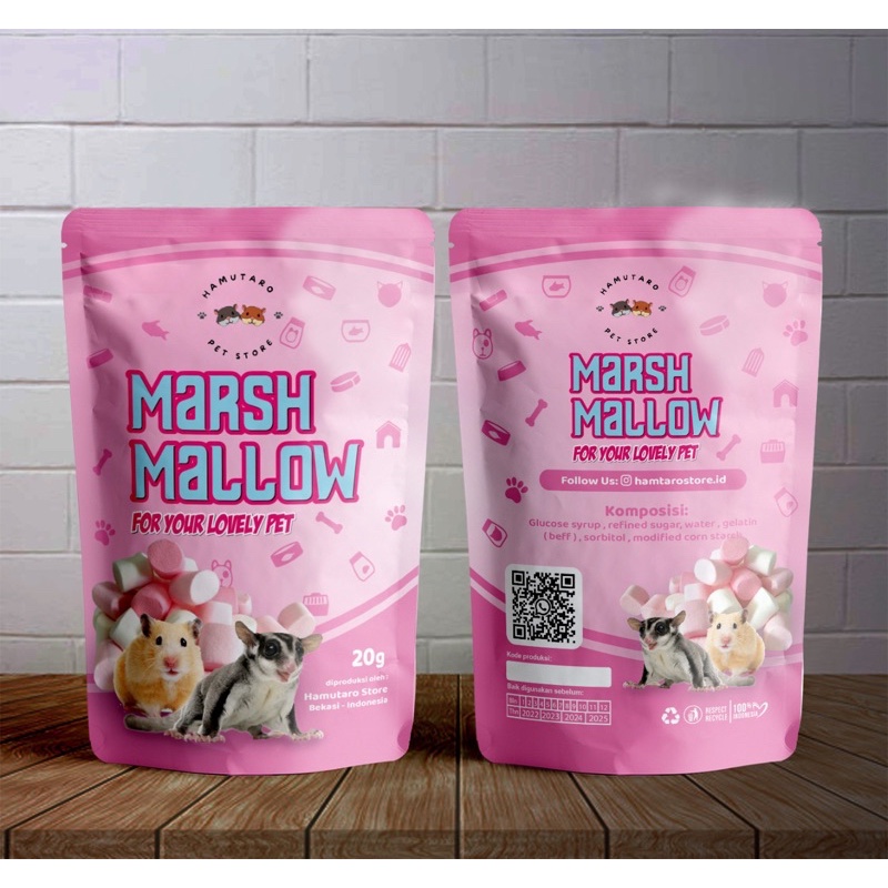 Marshmellow Hamster snack hamster or sugar glider