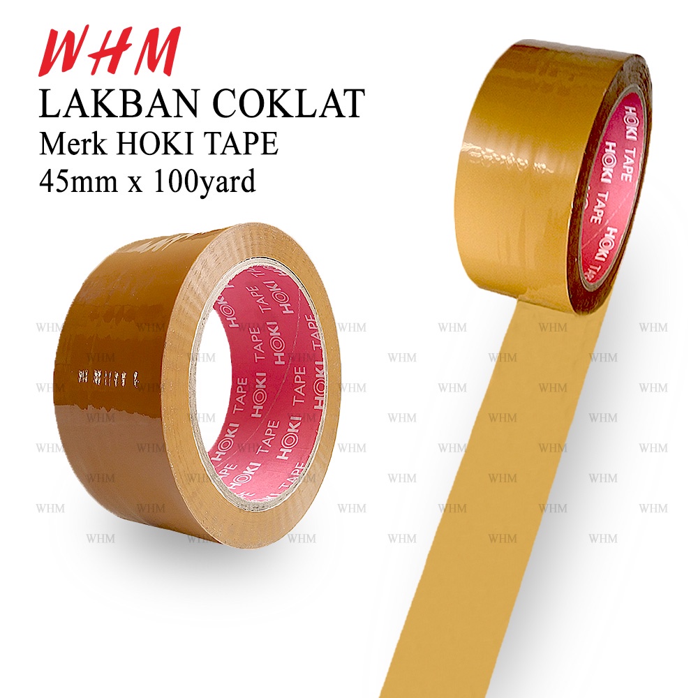 MURAH SUPER CLPER 45mmx200Y LAKBAN BENING DAN COKLAT HORICI TAPE DAN HOKI TAPE/ISOLASI