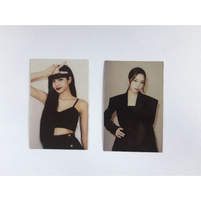 PHOTOCARD PC JISOO LISA BLACKPINK THE ALBUM