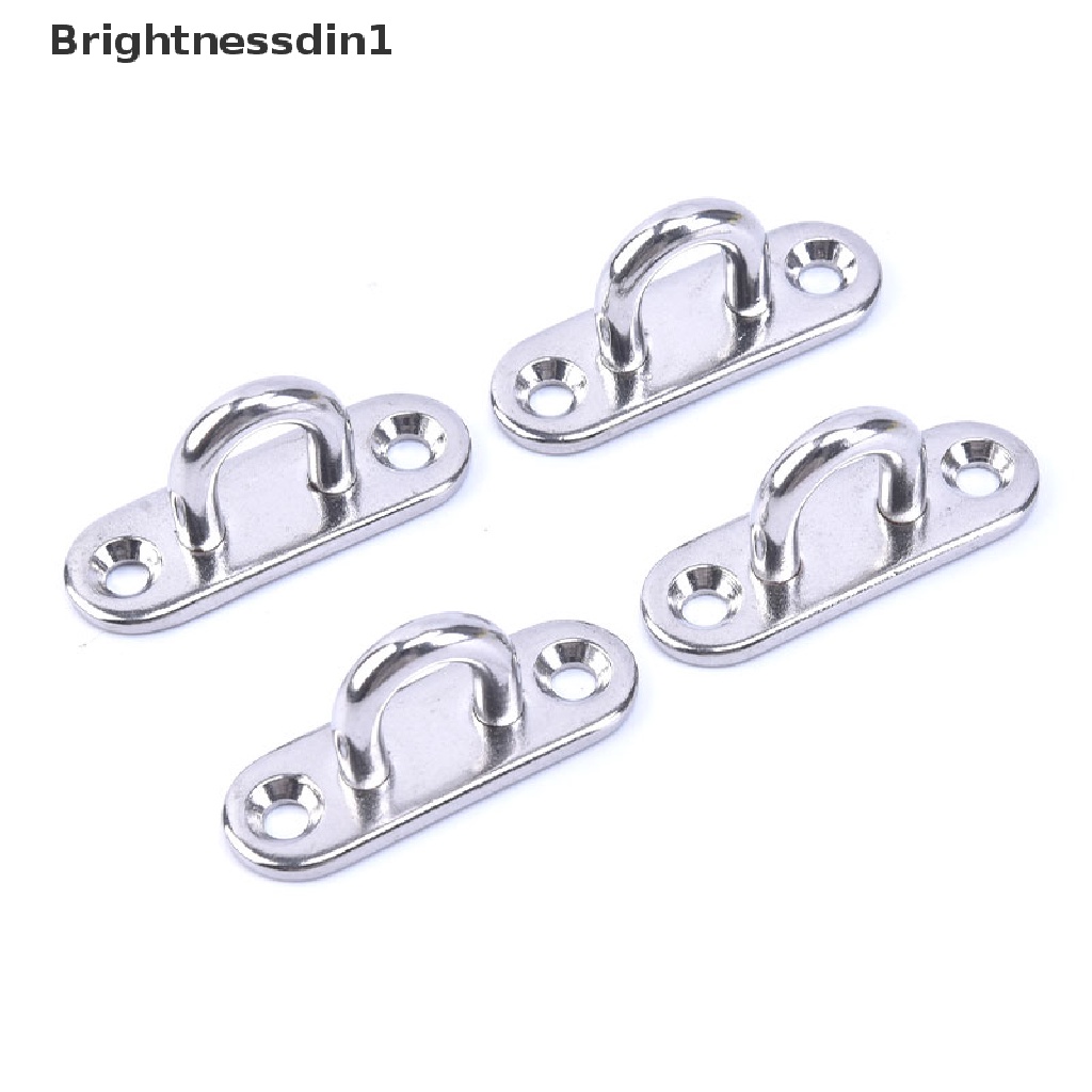 4 Pcs Cincin Pengait Bentuk U Bahan Stainless Steel Isi 1 Pc