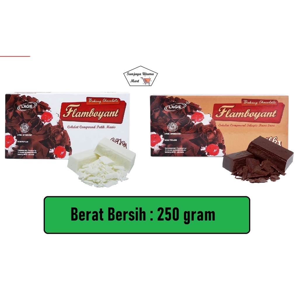 

Baking Chocolate Flamboyant 250g-Coklat Warna Compound