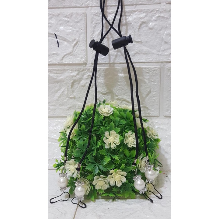 STRAP MASKER KALUNG SERUT/KONEKTOR KALUNG SERUT PLUS MUTIARA