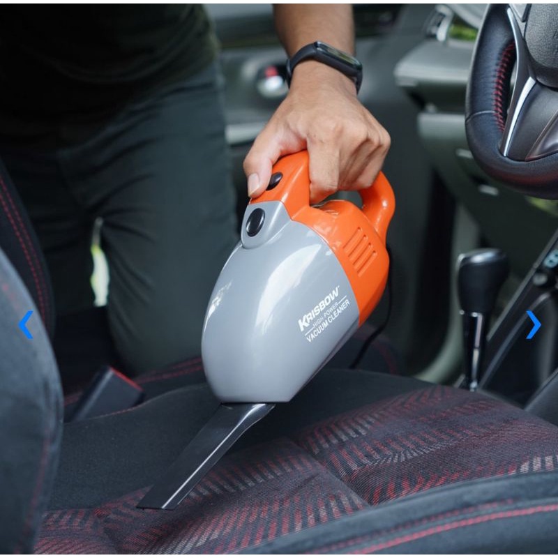 Krisbow vacuum cleaner Alat Penghisap Debu Mobil 12v