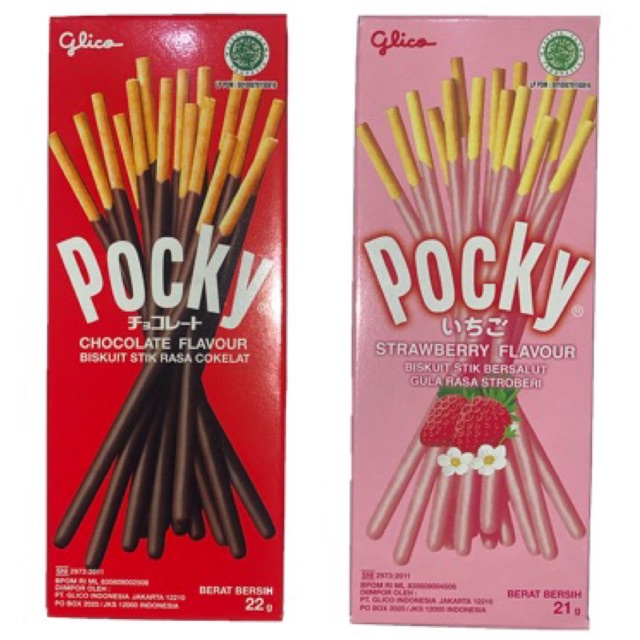 

Pocky mini coklat 22g strawberry 21g cookies&cream 20g