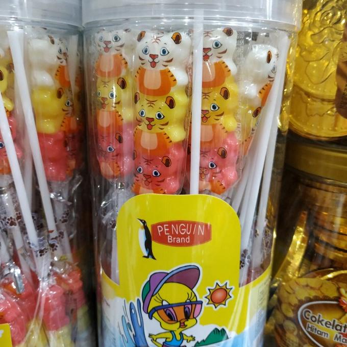 

Permen Keras Aneka Rasa Bentuk Harimau 1 Toples Isi 30