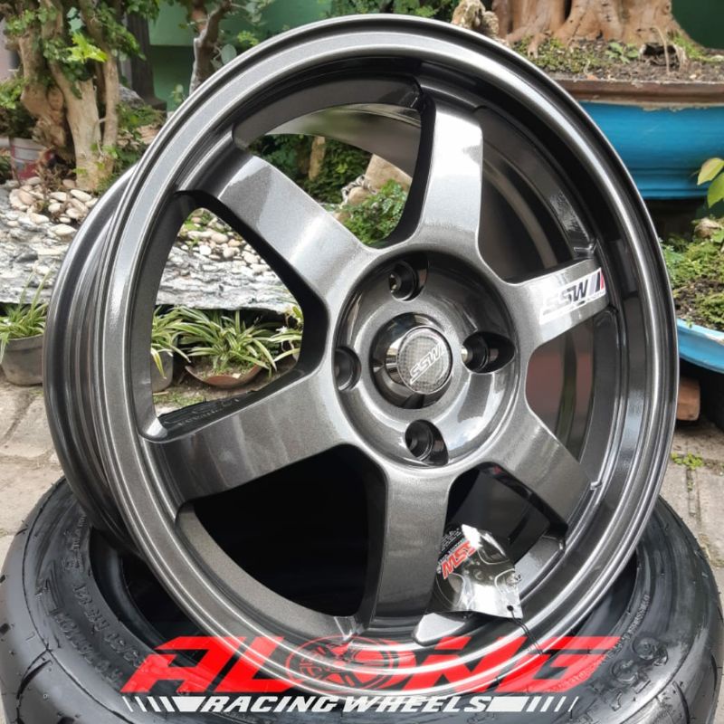 VELG RAYS TE37-OG R16 GUNMETAL GLOSSY ORIGINAL SSW THAILAND