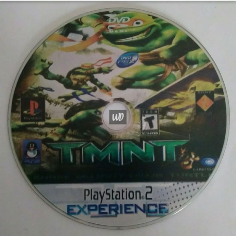 Kaset CD PlayStation 2 PS2 TMNT Teenage Mutant Ninja Turtles