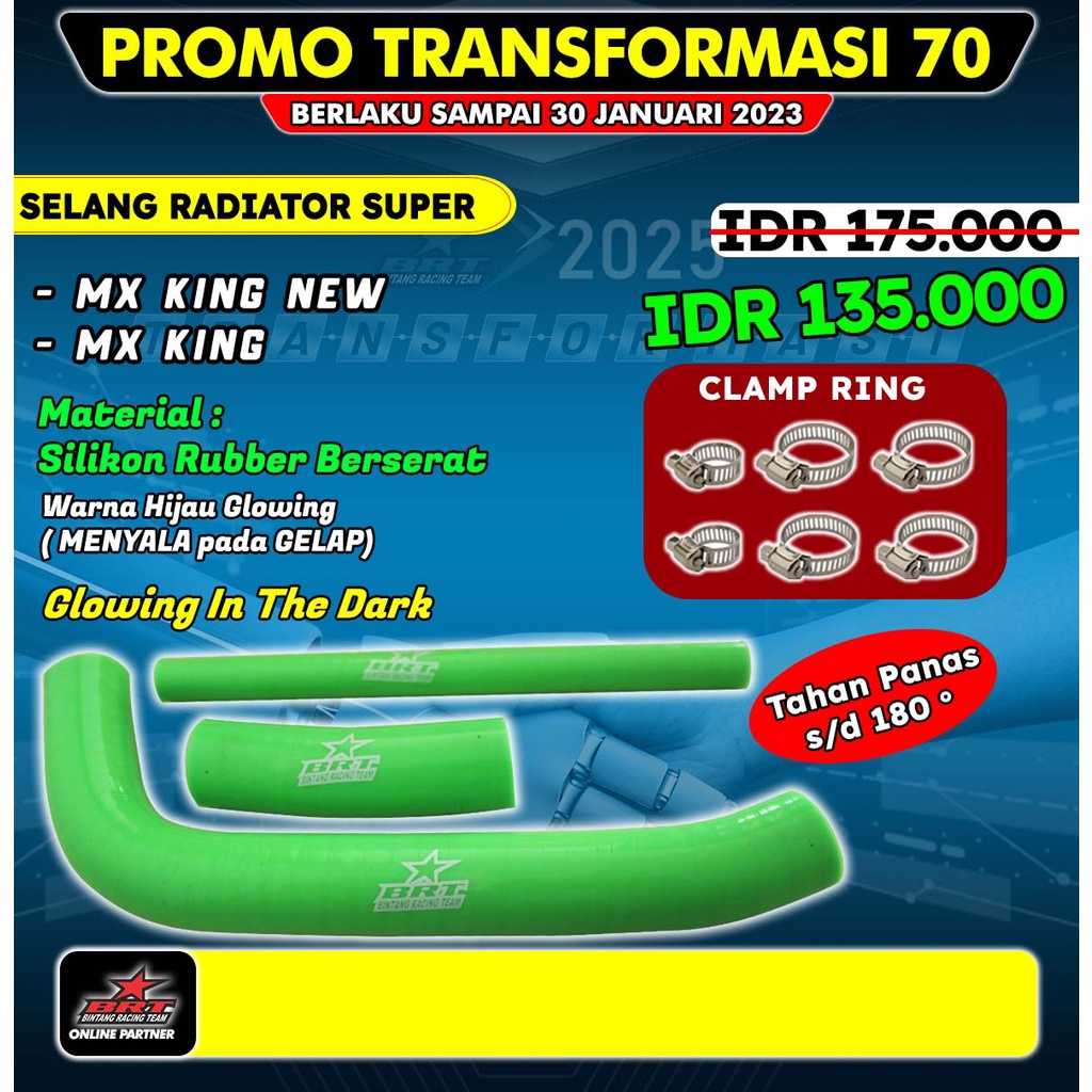 Selang Radiator Super BRT MX King/MX King New