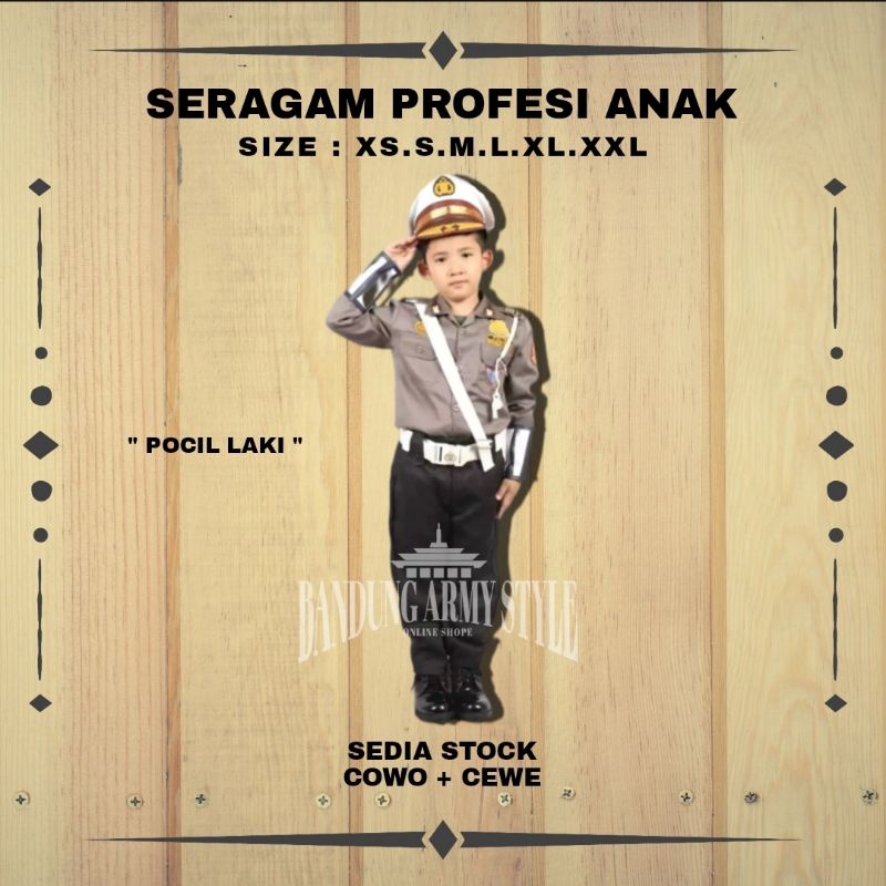 seragam POPEYE pelaut anak baju profesi anak set LENGKAP originaL SERAGAM KARNAVAL AGUSTUS SERAGAM A