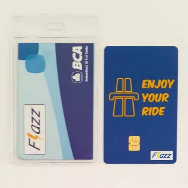 Flazz BCA Sign - Enjoy Your Ride ORI /Like eTOLL eMONEY Tapcash or Brizzi