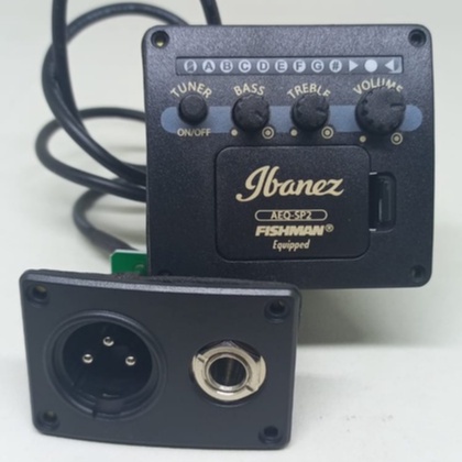 Ibanez AEQ-SP2 Equalizer Preamp Akustik Fishman + Tuner