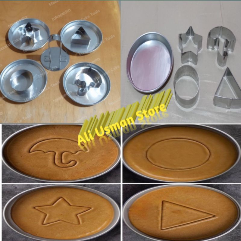 1 set cetakan dalgona candy ala squid game / Cod cetakan permen dalgona