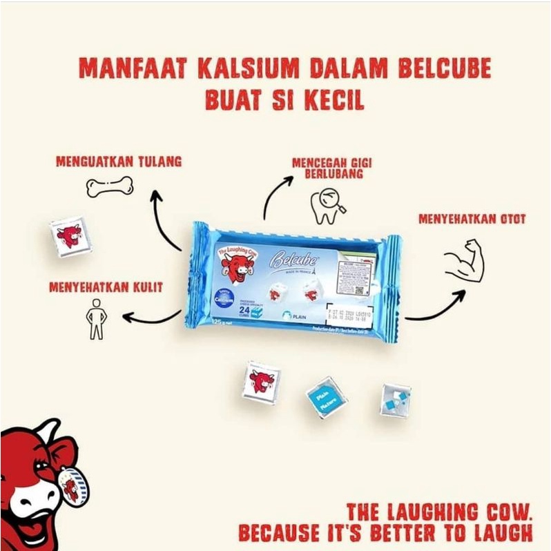 Belcube Keju MPASI Cheese Spread 125gr 24 cube | 78gr 15 cube | MPASI