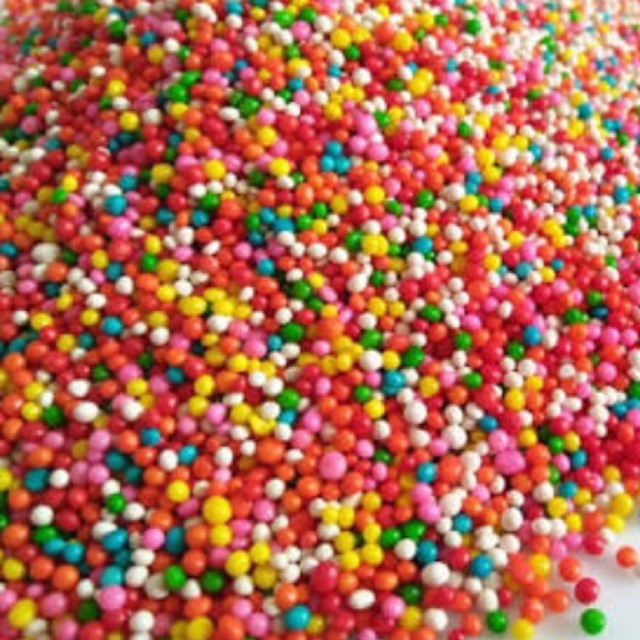 

SPIKEL /SPRINGKLE WARNA WARNI repack 250 gram