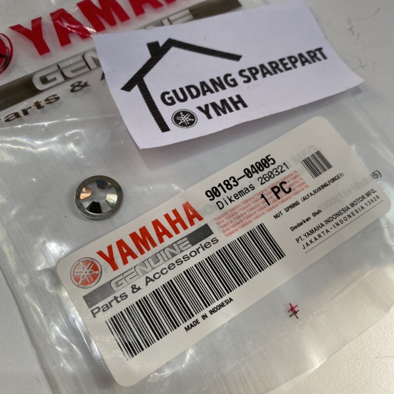 Nut Spring Klip Jepit Kancing Box Aki Clip Emblem Panel Dasi Rx King FIZ FIZR Vega Xeon 90183-04005