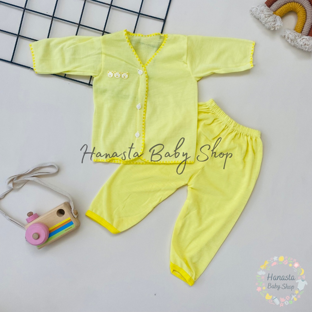 Setelan Lengan Panjang Bayi Murah / Baju Bayi Newborn Polos