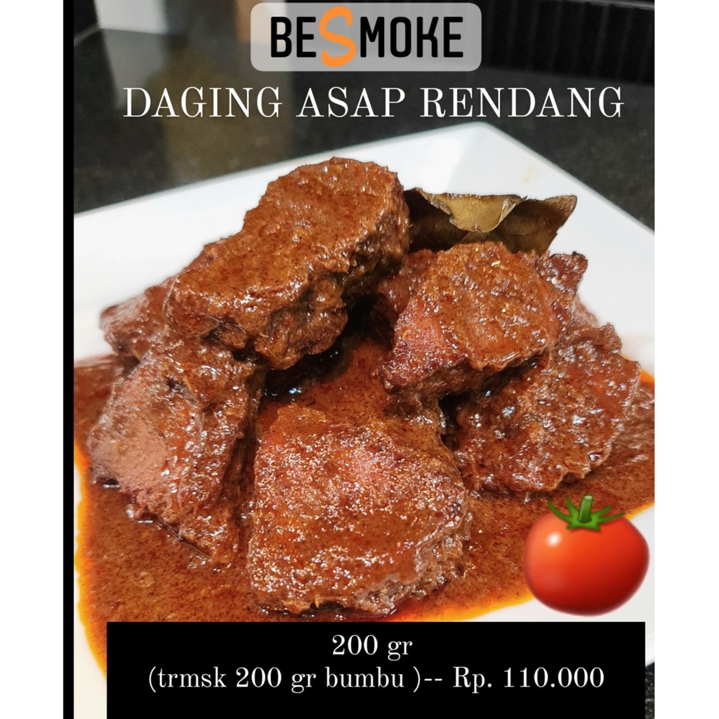 

Daging Asap Bumbu Rendang - 200gr, (Smoked Beef Rendang Sauce - 200gr)