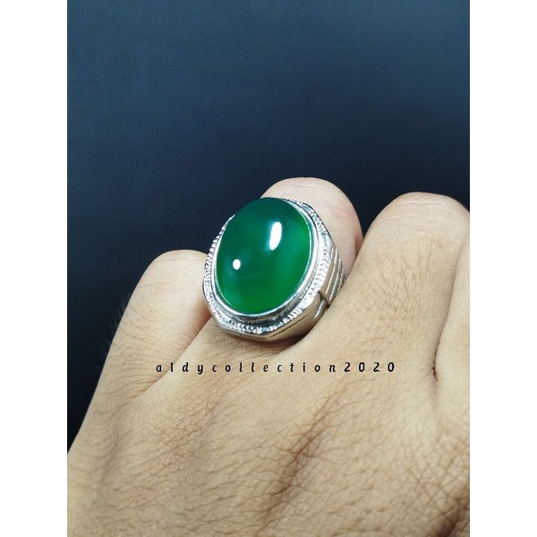 Batu Cincin Ijo Garut Asli Natural Top Quality Siap Pakai