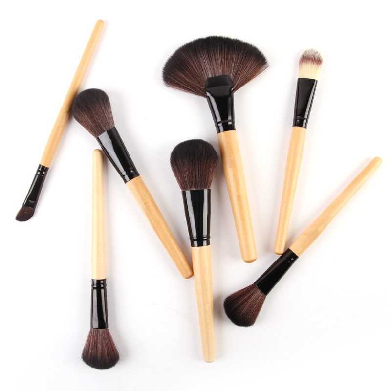 Biutte.co Kuas Make up 32Pcs Professional Makeup Brushes Cosmetic Foundation Powder Eye shadow Blush Blending Make Up Brush Set With Bag Maquiagem Professional Makeup Brushes Set Make Up Powder Brush Pinceaux maquillage Beauty Cosmetic Tools Kit Eyeshadow