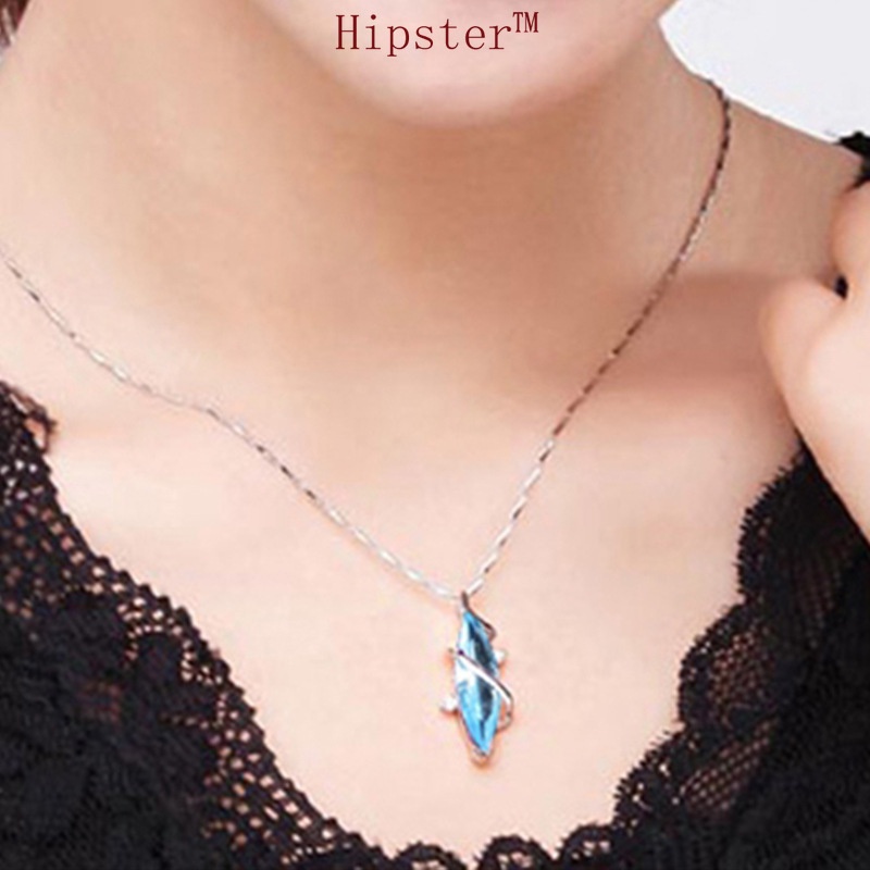 Design Personalized Characteristic Natural Fashion Sapphire Pendant Creative Necklace