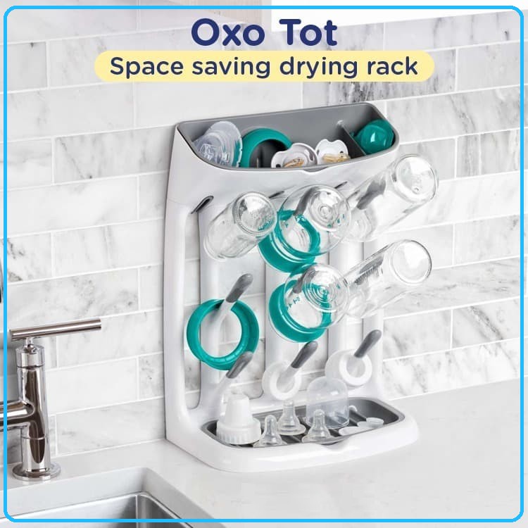 Oxo Tot Space Saving Drying Rack - Gray