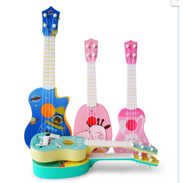Mainan Gitar Ukulele Anak / Kado Mainan Anak Gitar Alat Musik Anak Mainan Edukasi Anak-3