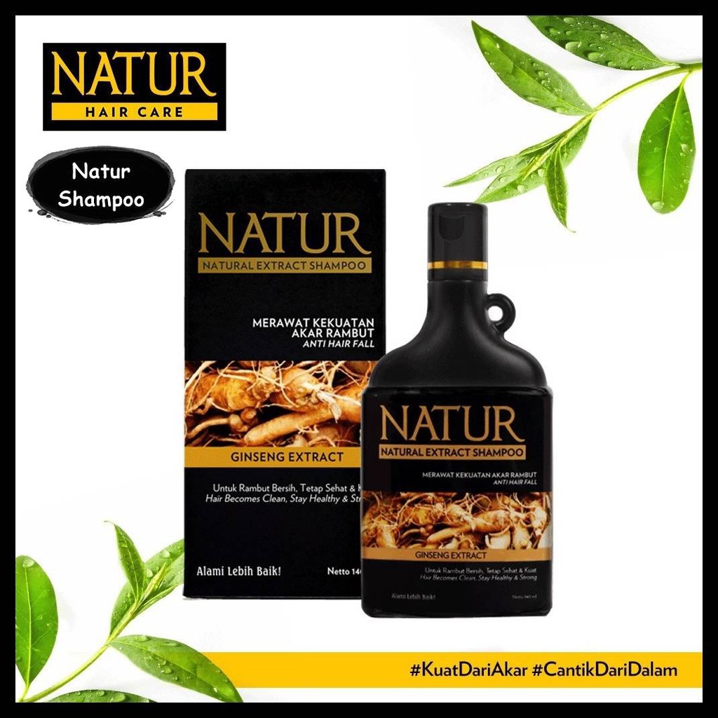 NATUR HAIR VITAMIN / SHAMPOO / CONDITIONER / HAIR TONIC ALOEVERA GINSENG