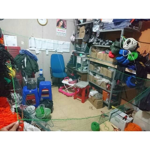 Anco ukuran 2x2 meter bahan jaring nilon
