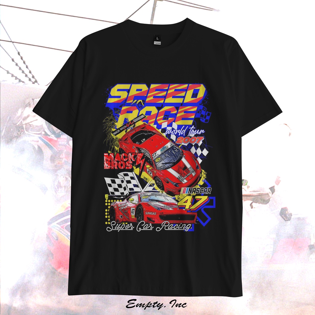 Kaos Nascar Vintage T-Shirt Bootleg Graphic Tee