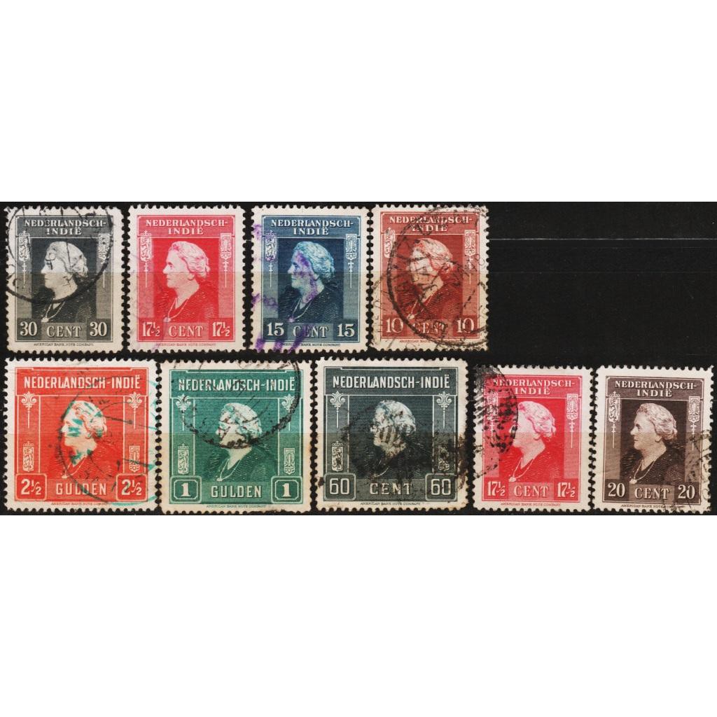 

Perangko Filateli K2 Netherlands Indies VFU 9v 1945-1946 Queen Wilhelmina