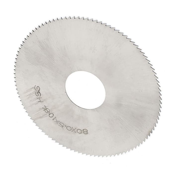 Mata Gergaji Tipis HSS 108 Teeth Saw Blade 80x0.5x22mm --MG05